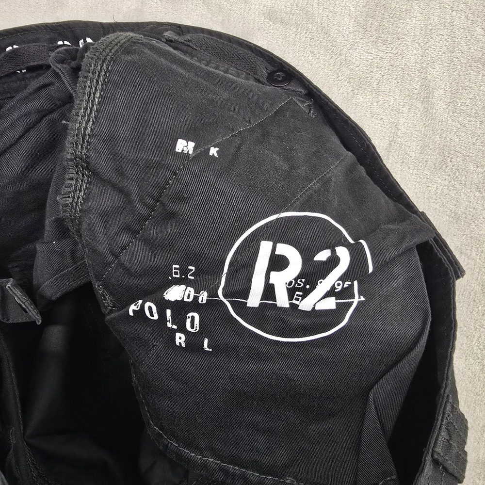 Polo Ralph Lauren Cargo Pants Mens 42x32 Utility Multi Black Paratrooper Flight‎ - Picture 13 of 14